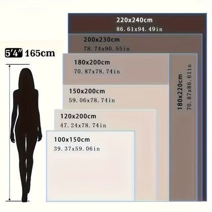 1Pc Weighted Fleece Blanket -Soft, Warm, Throw for Bedroom, Living Room, Student Dormitory, Car, Sofa,8Lbs with Sherpa